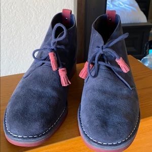 Blue suede Hush Puppies Size 12